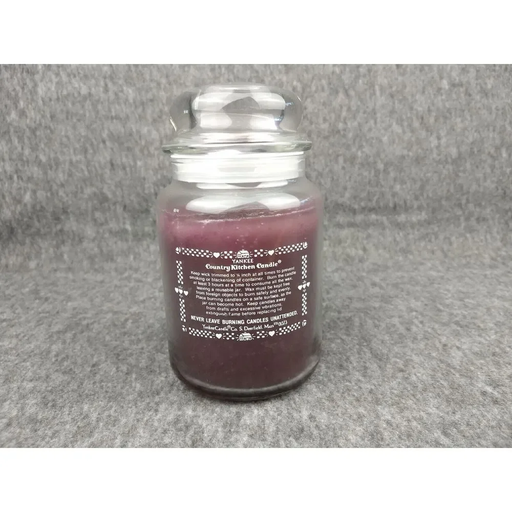 Yankee Candle‎ Country Kitchen Retired Lilac 22oz Classic Jar VTG 80s NOS NEW